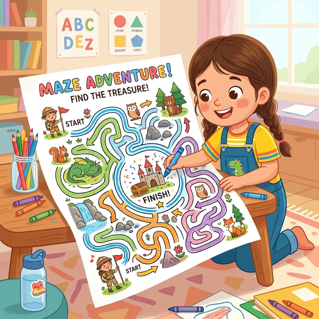 How Educational Mazes Boost Cognitive Skills