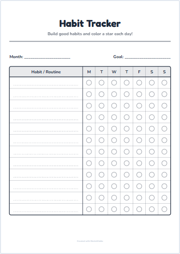 Habit Tracker Preview